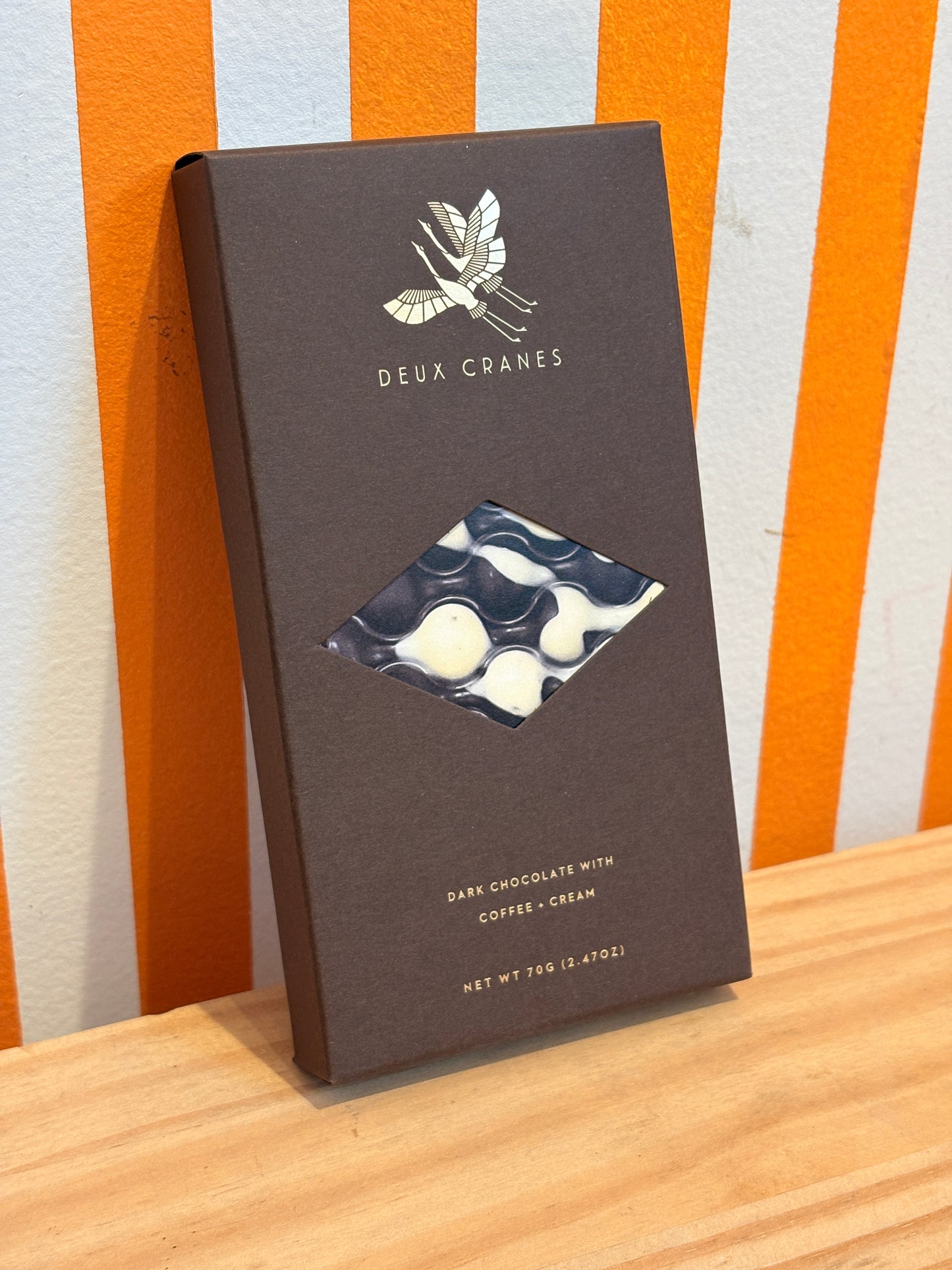 Deux Cranes Dark Chocolate with Coffee + Cream