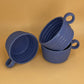 Lo-Fi Potter Wavy Blue Coffee Cup