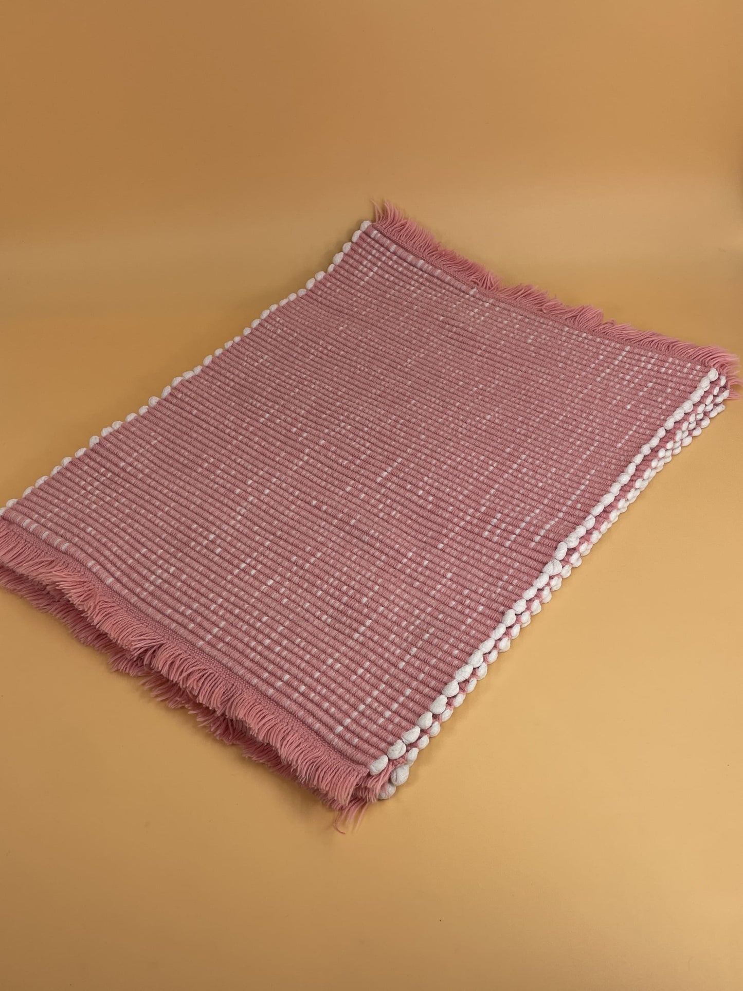 Vintage Pink Woven Placemats (Set of 4)