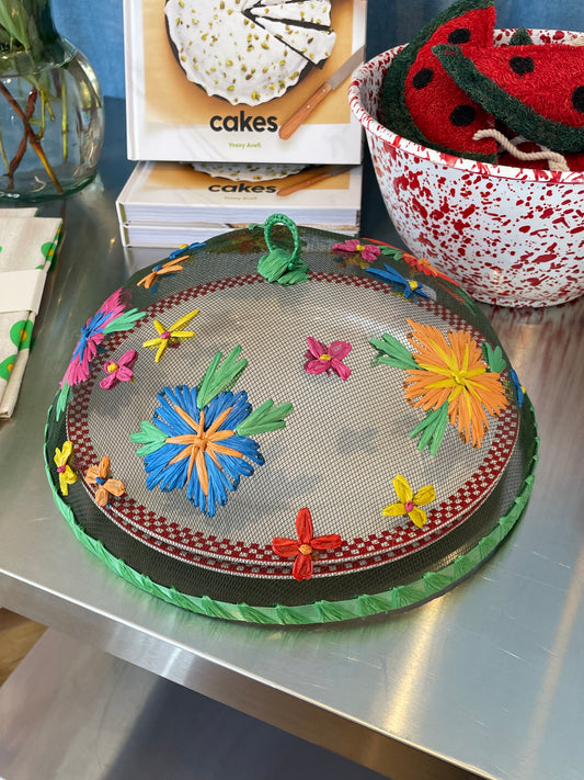 Vintage Floral Serving Dish Cover