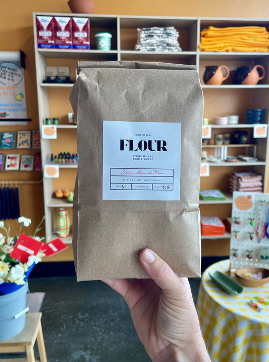 Farmer Mai's Chiddam Blanc de Mars 100% Whole Wheat Flour | 3 lb Bag