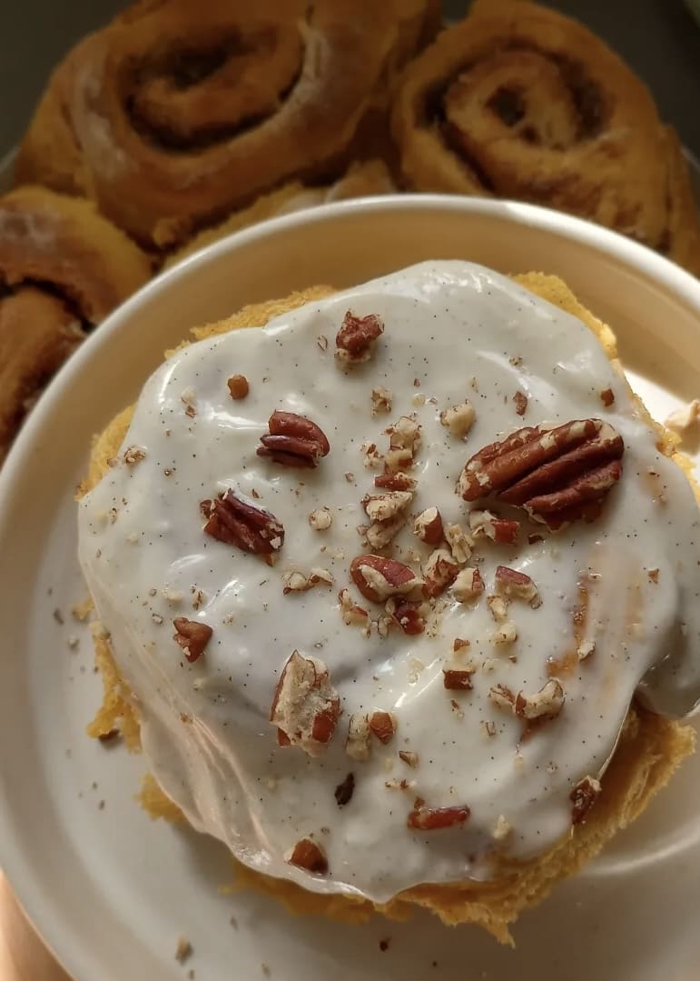 Astra Bakehouse Vegan Butternut Squash Cinnamon Roll | November 25