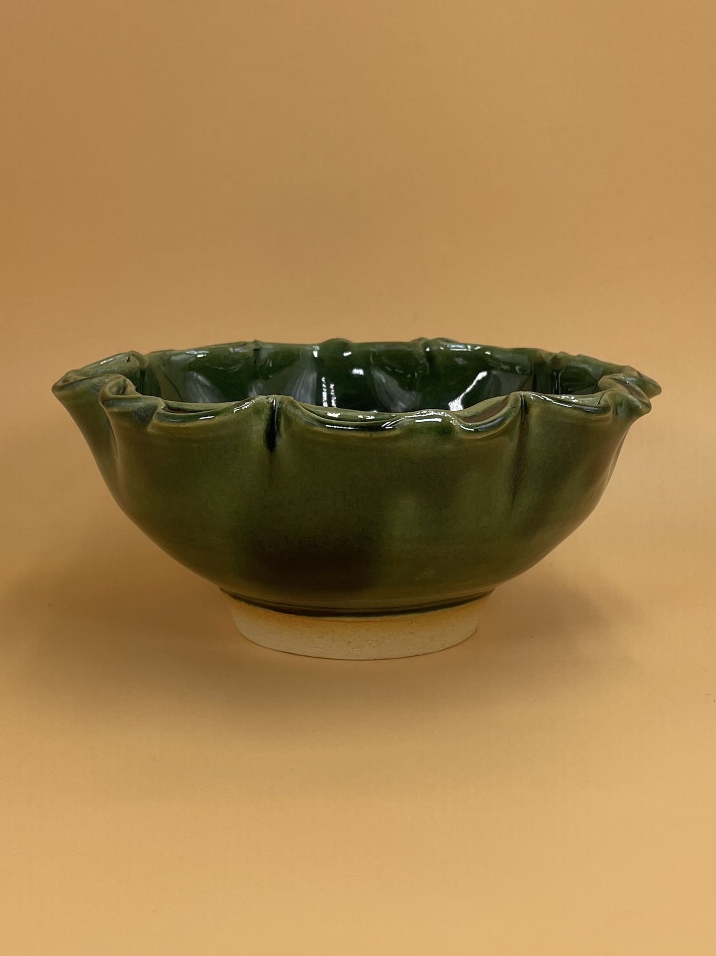 Katie Francis Green Flower Bowl