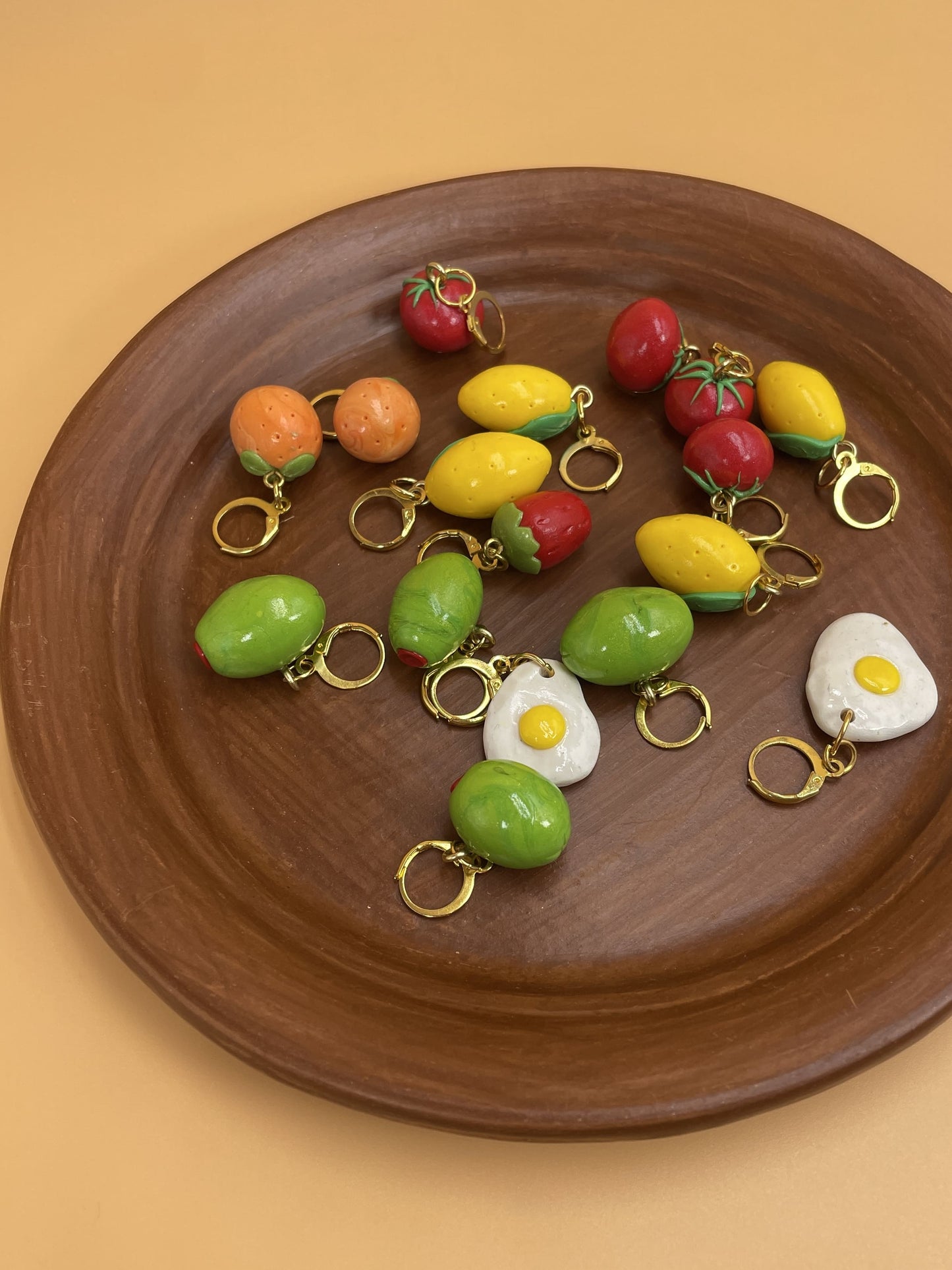 Resinuendo Charm Earring | Lemon