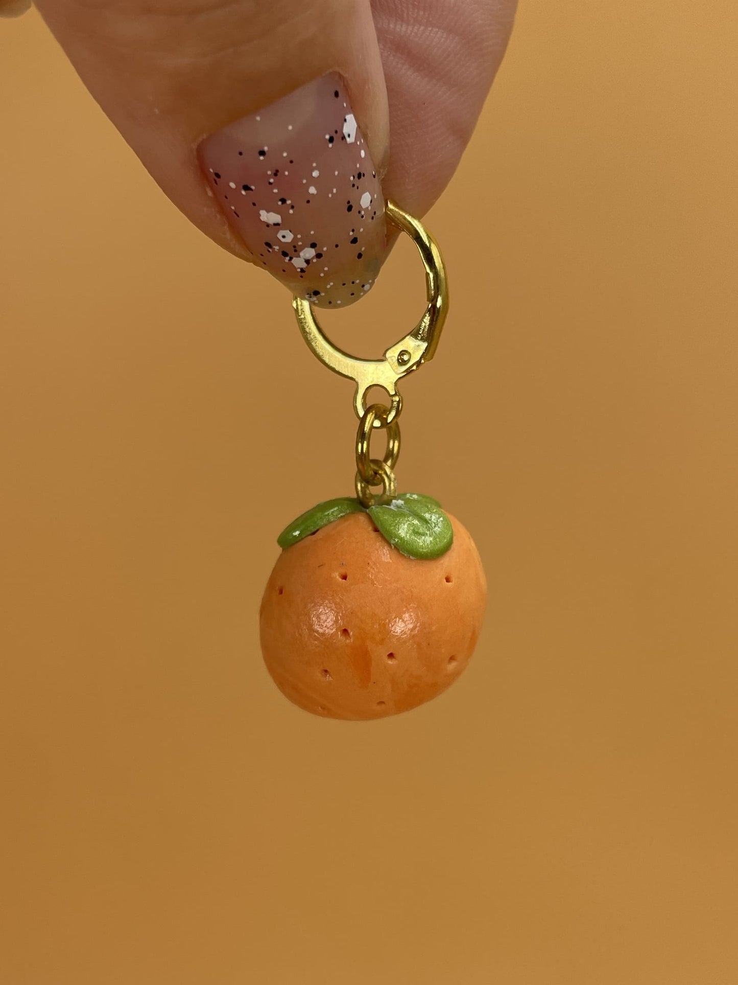 Resinuendo Charm Earring | Orange