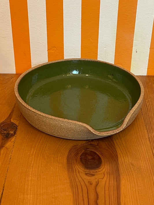 Bowman Ceramics Large Spoon Rest | Green