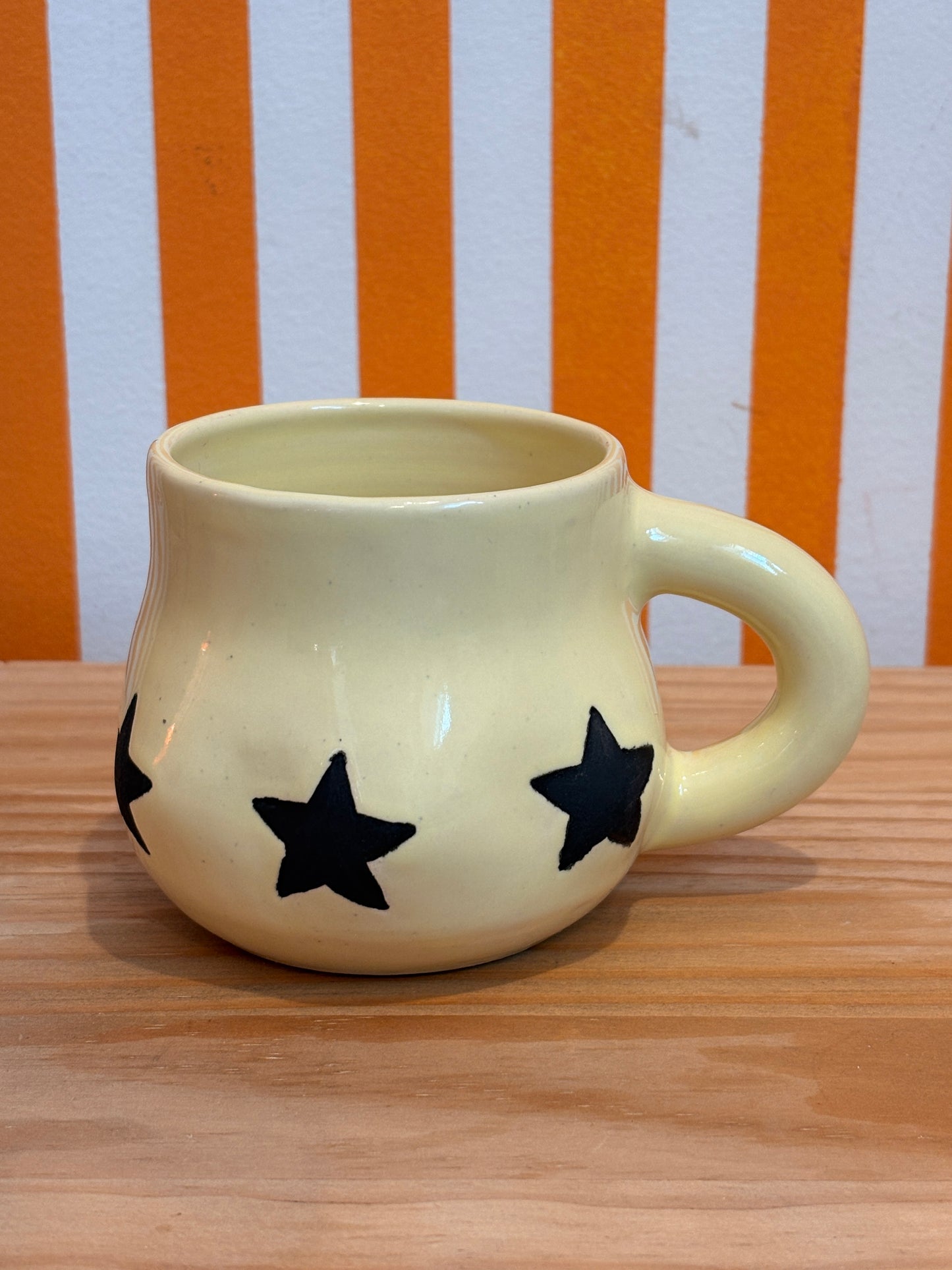 Mellow Ceramics Bump Mug | Yellow + Black