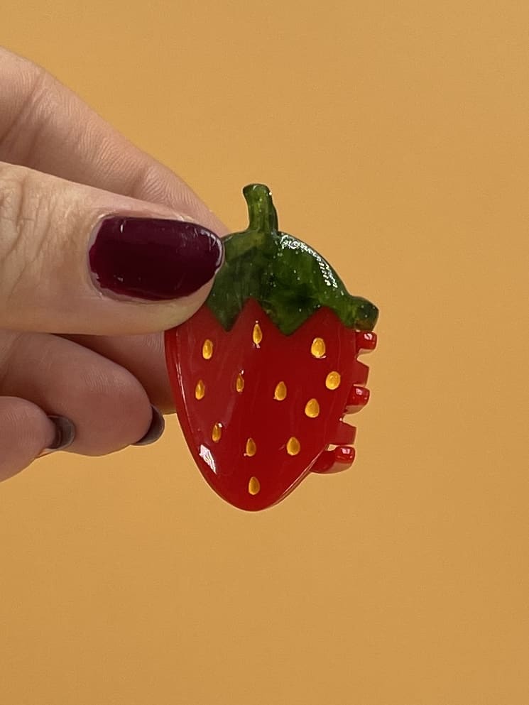 Jenny Lemons Strawberry Hair Claw | Mini