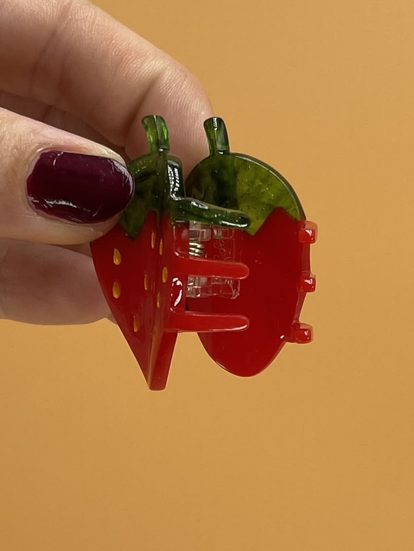 Jenny Lemons Strawberry Hair Claw | Mini