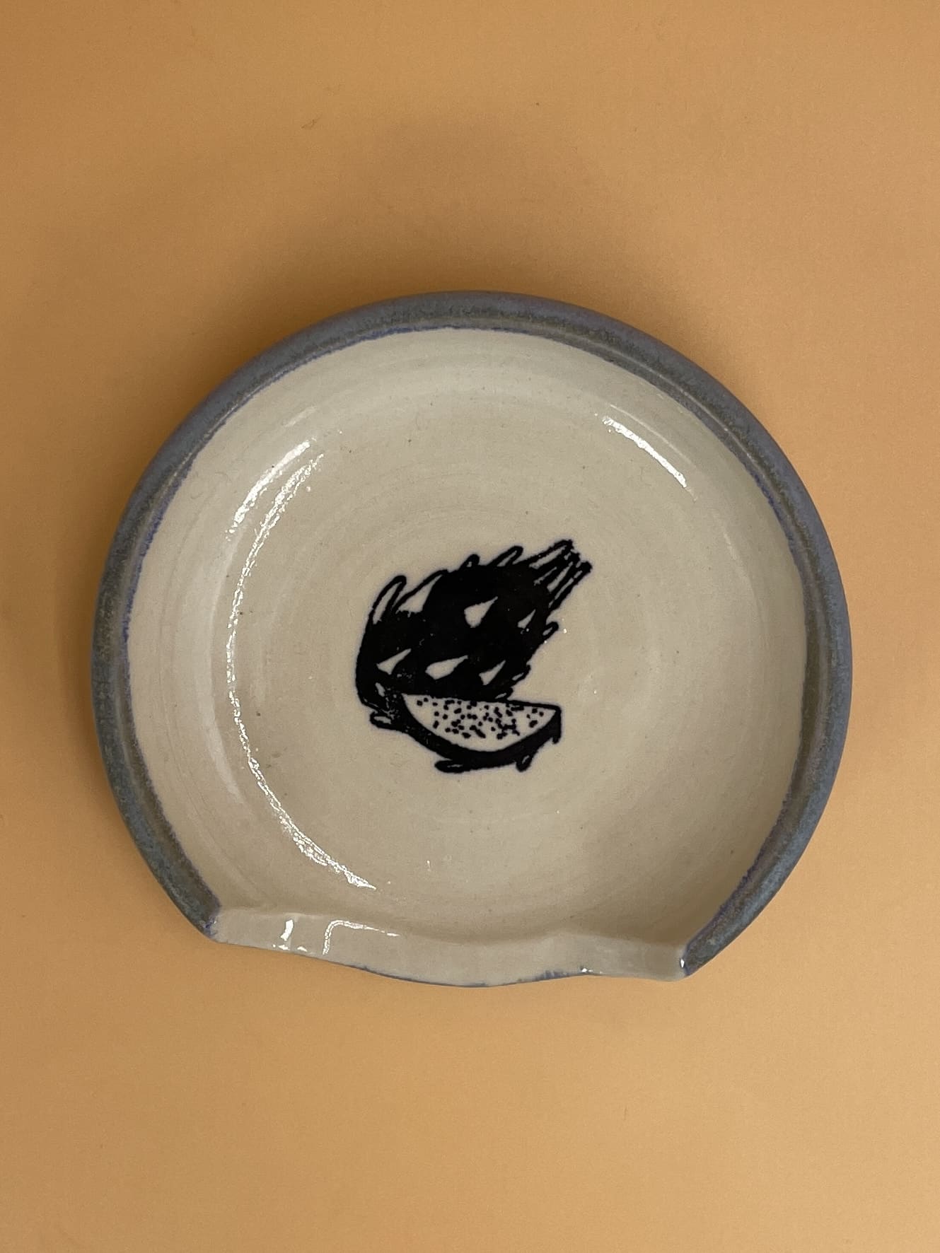Black Slip Babes Spoon Rest | Dragonfruit