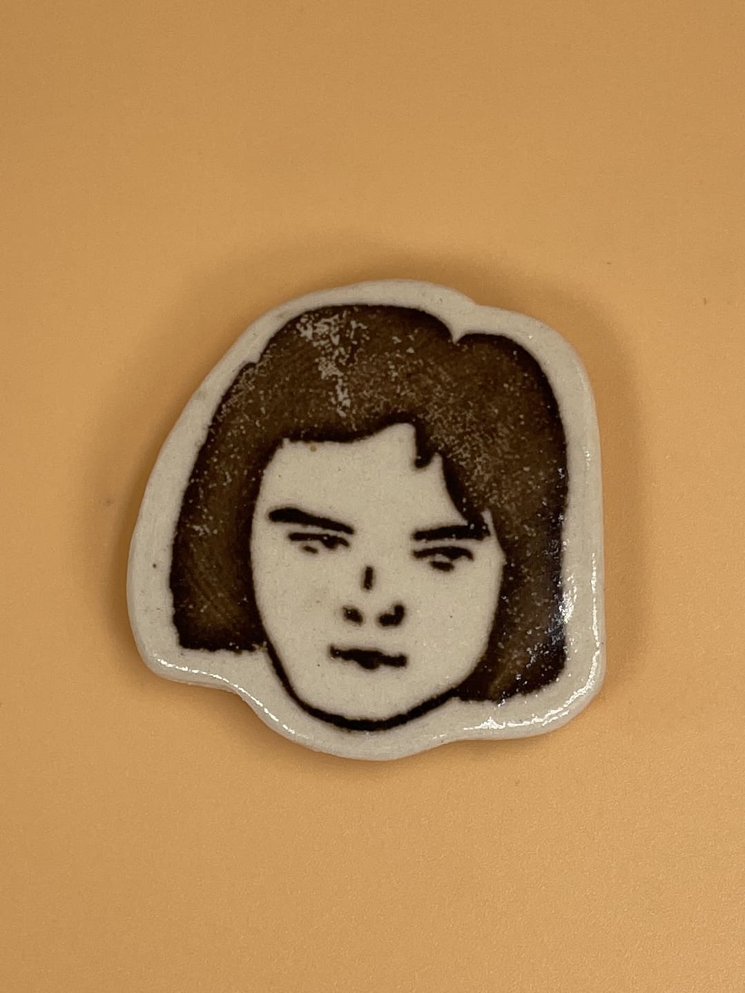 Black Slip Babes Ceramic Magnet