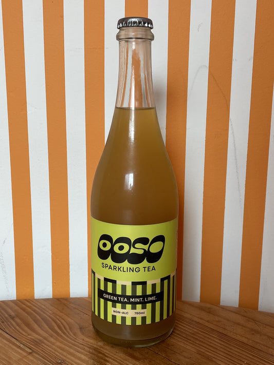 OOSO Sparkling Tea | Green Tea. Mint. Lime. 750ml