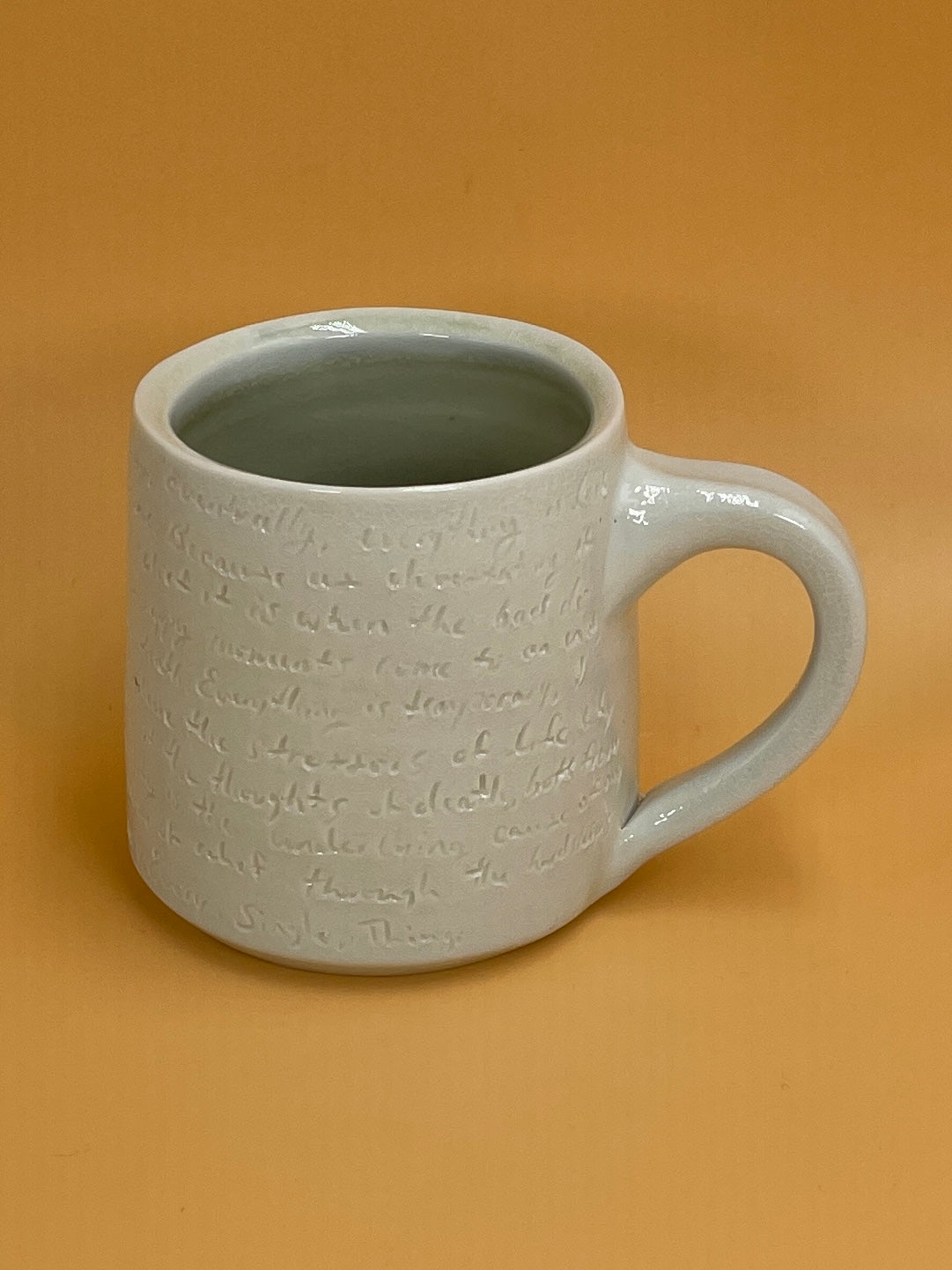 Katie Francis Mug with Writing