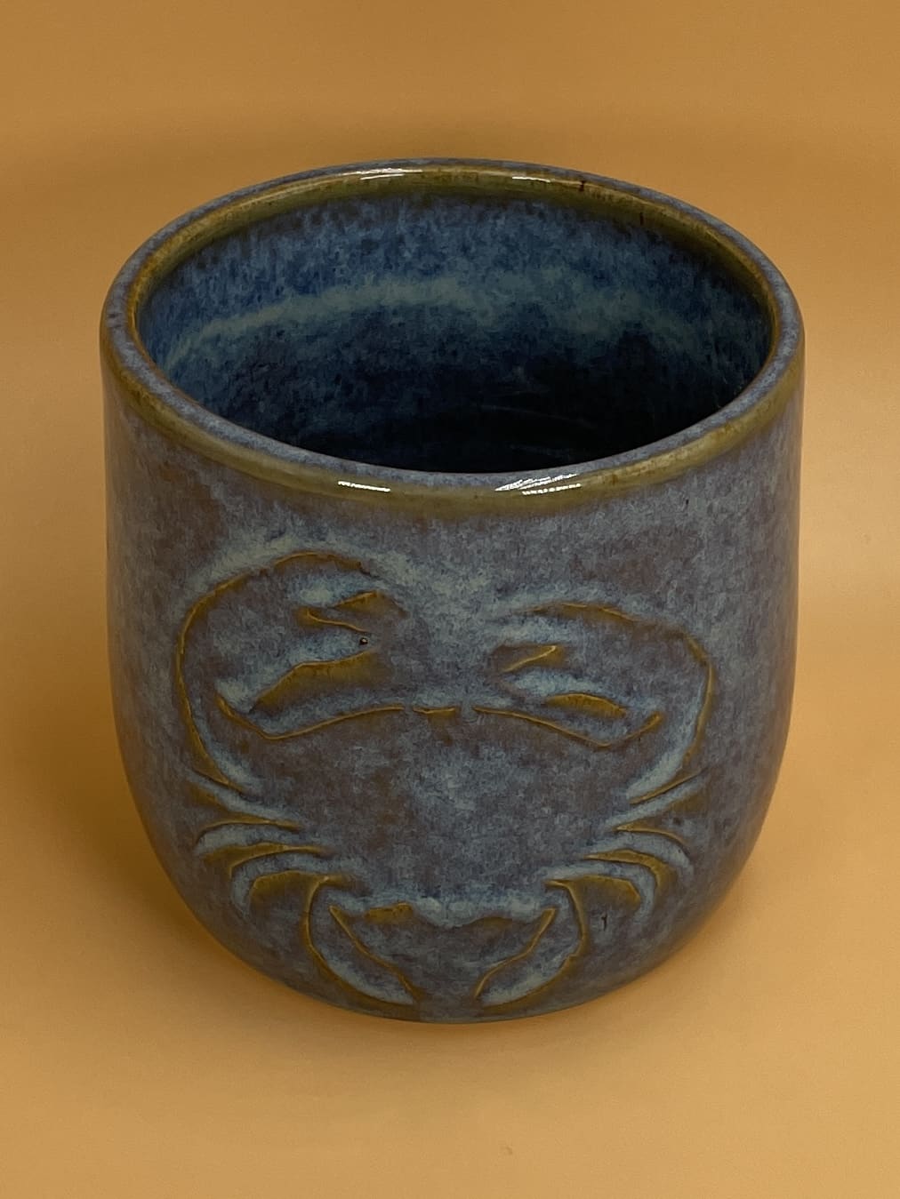 Black Slip Babes Blue Crab Vessel 4 1/4"
