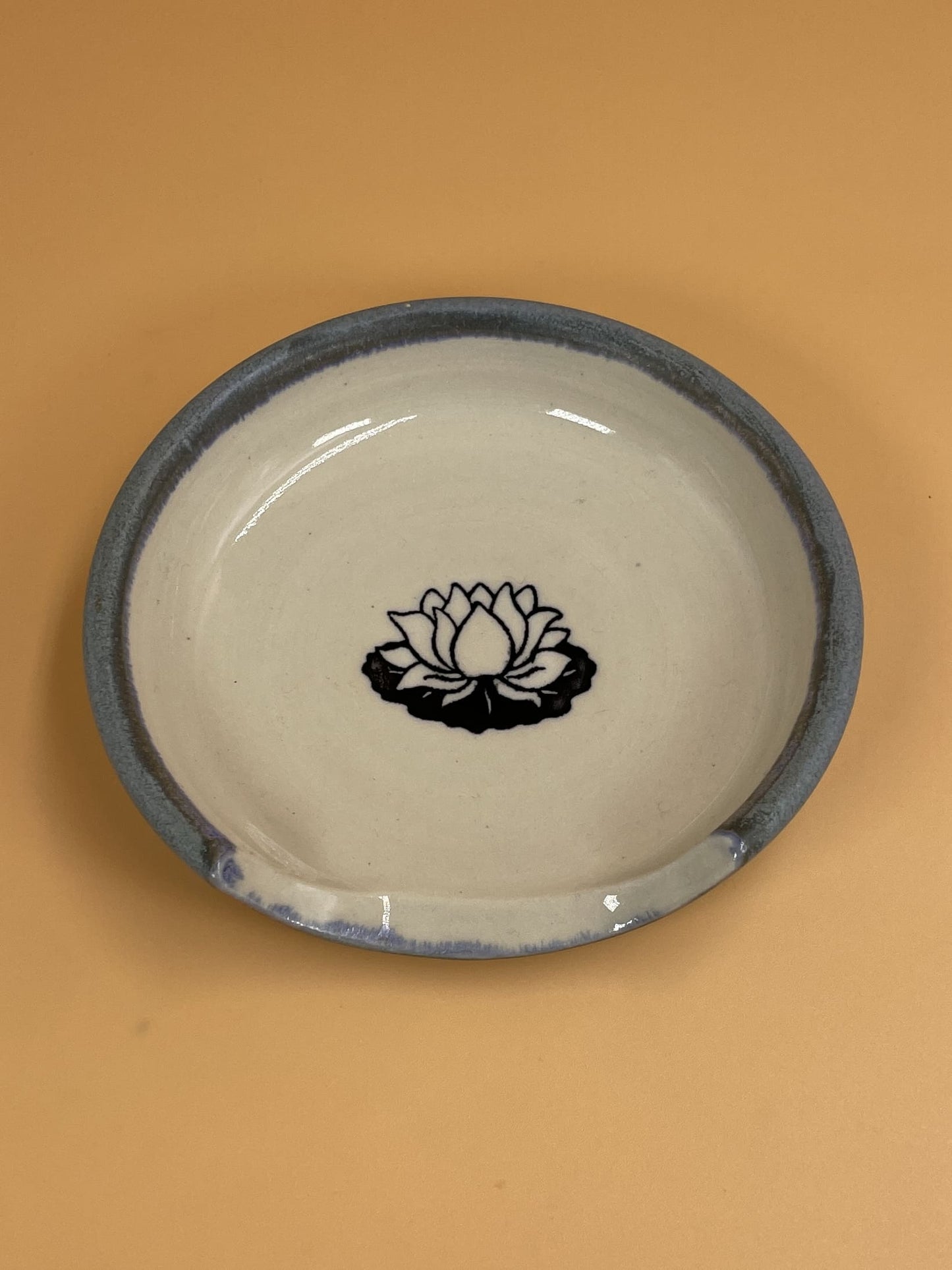 Black Slip Babes Spoon Rest | Lotus