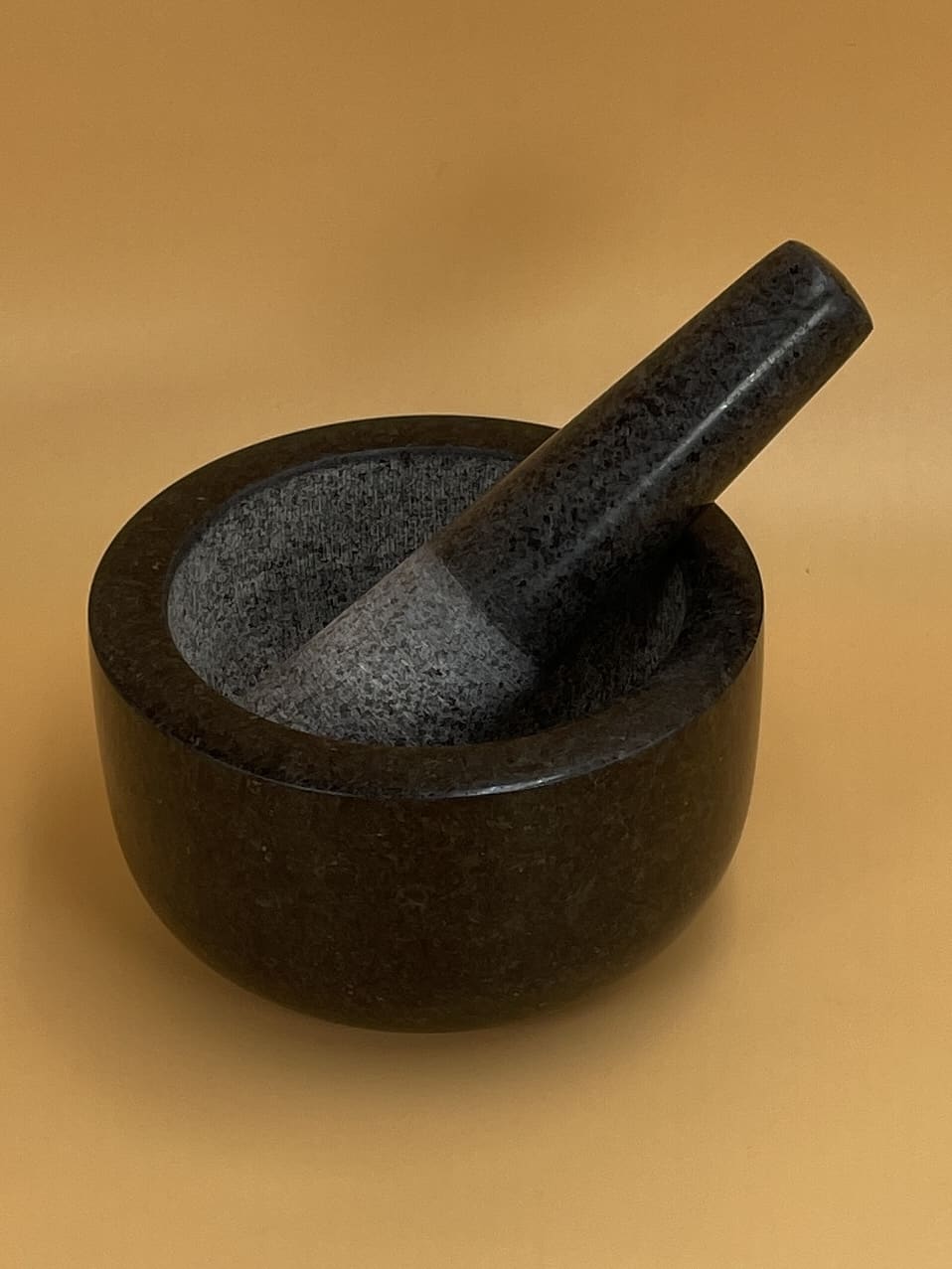 Granite Black Mortar And Pestle