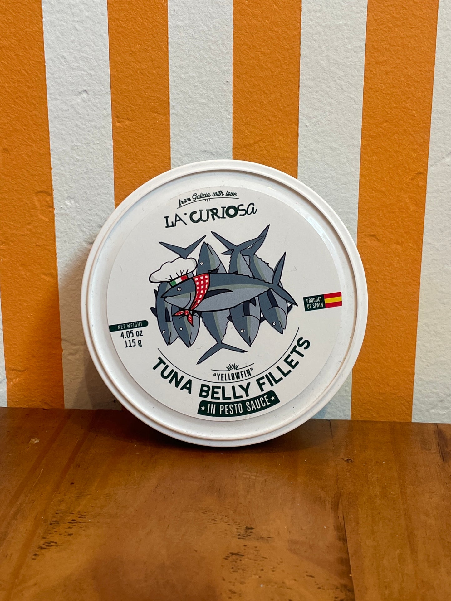 La Curiosa Tuna Belly with Pesto