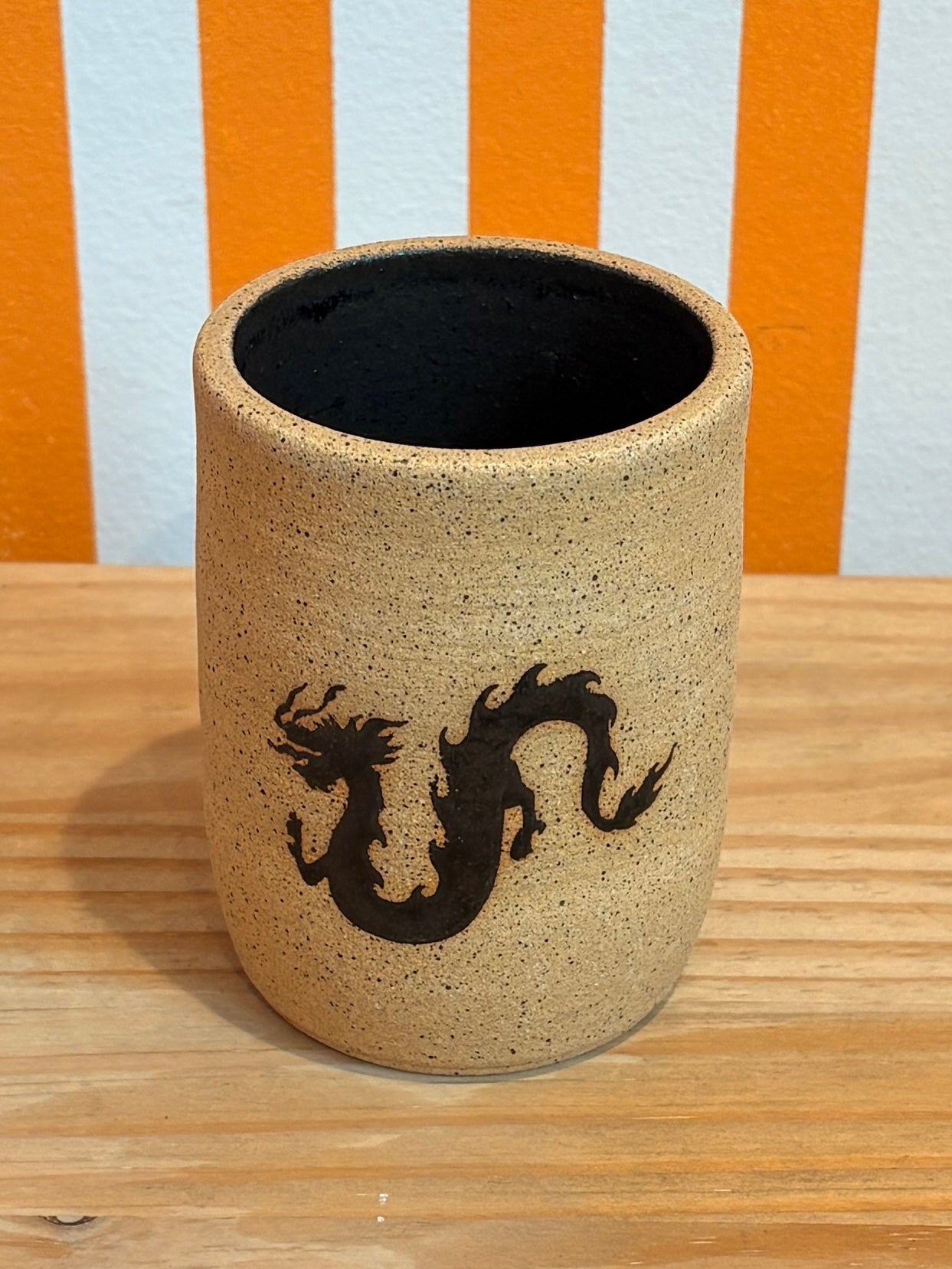 Black Slip Babes Dragon Cup