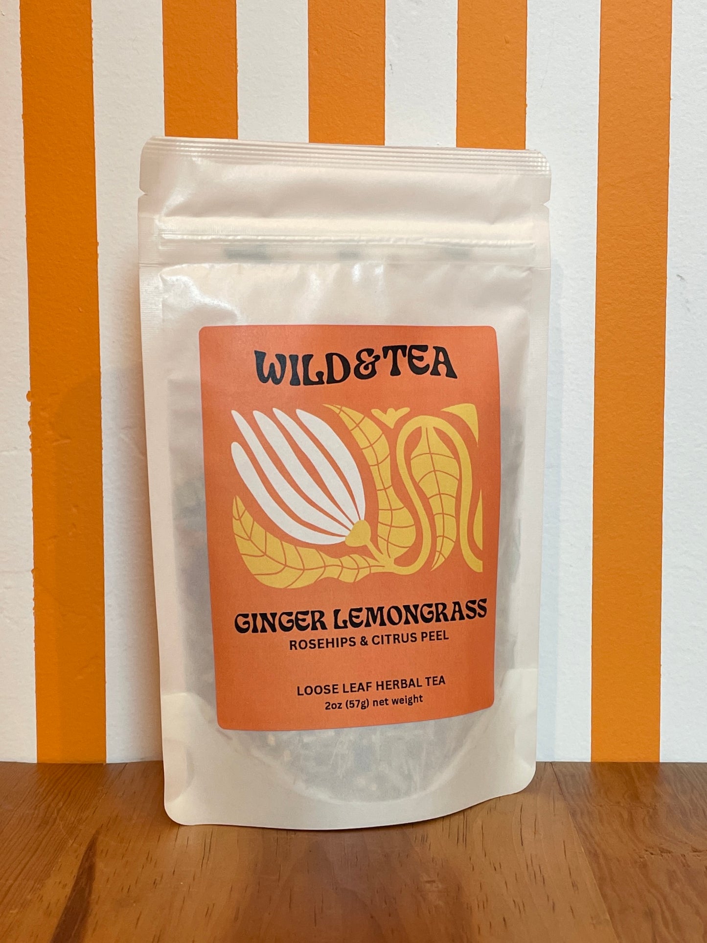 Wild & Tea Ginger Lemongrass Herbal Tea