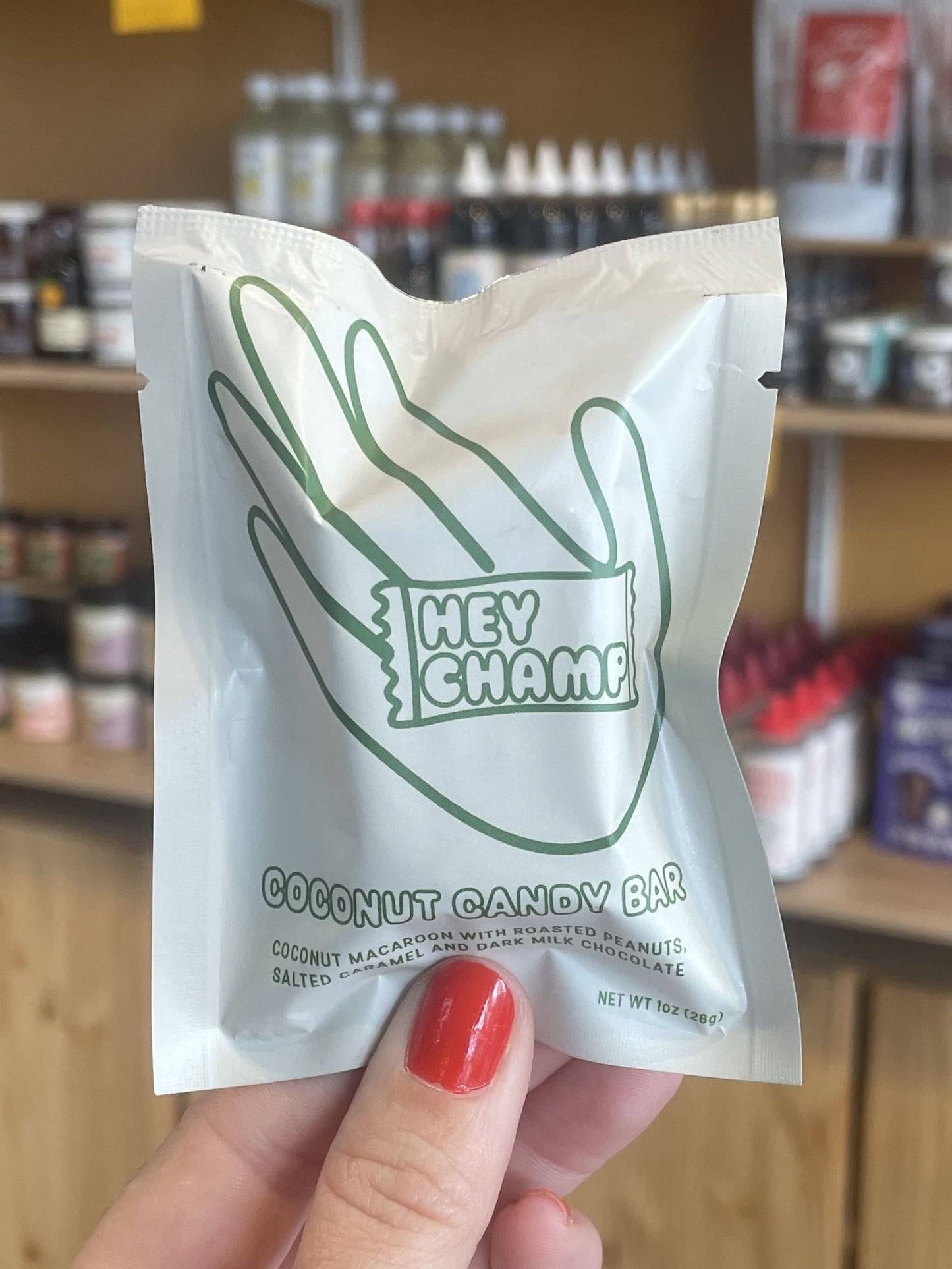Hey Champ Candy Bar | Coconut
