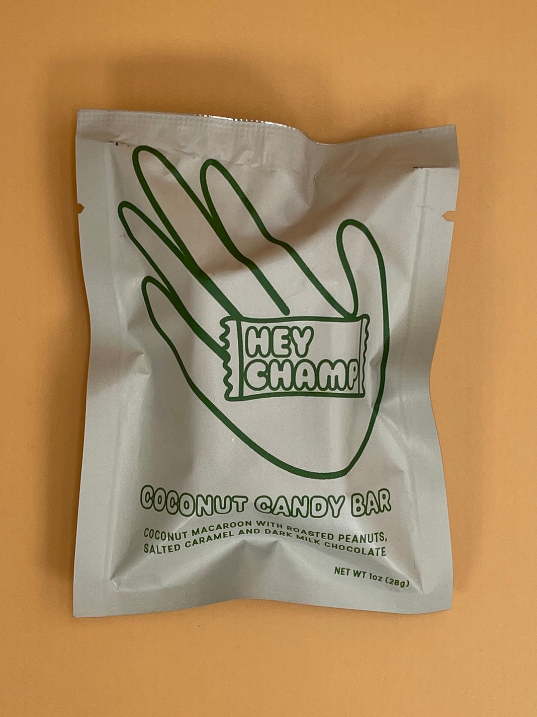 Hey Champ Candy Bar | Coconut