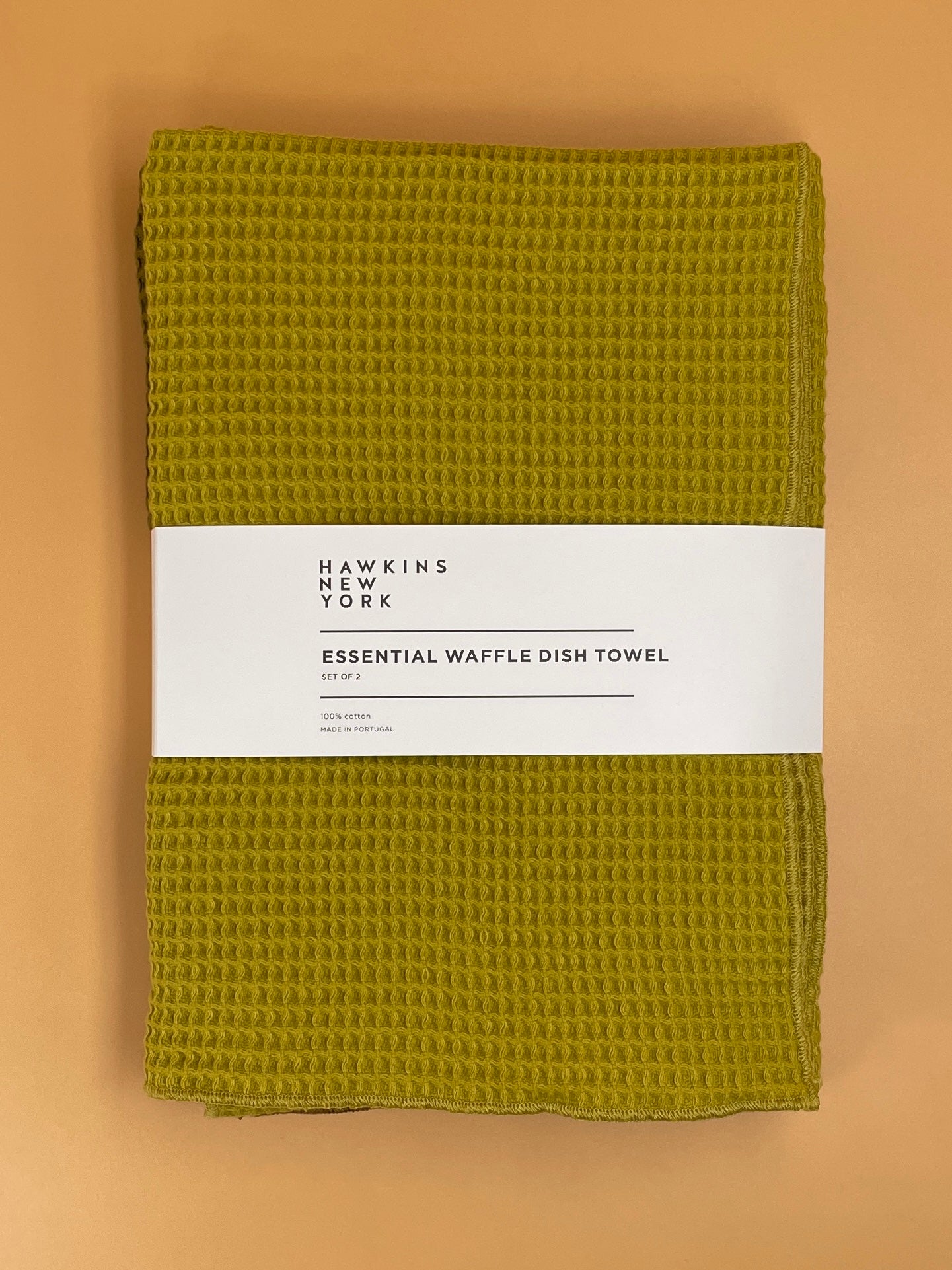 Hawkins New York Essential Waffle Dish Towels - Set of 2 Olive + Sage