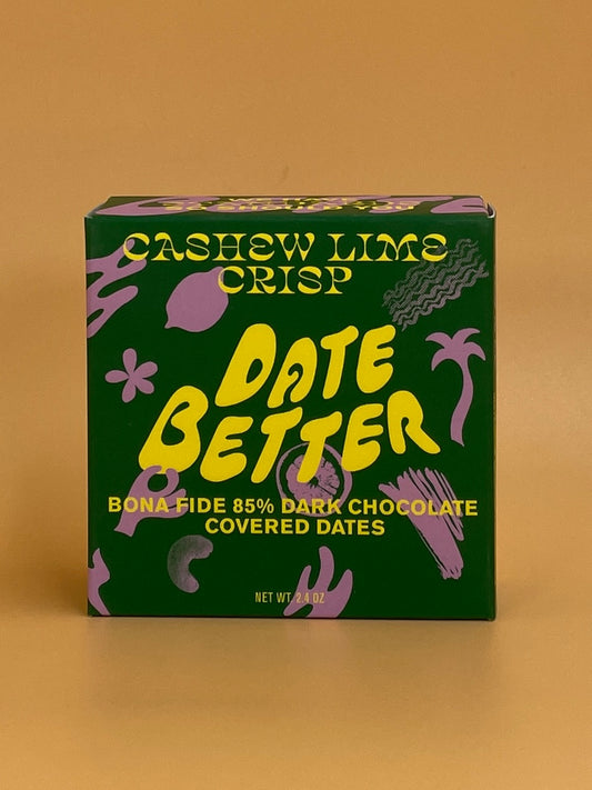 Date Better Snacks | Cashew Lime Crisp