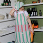 Tarta Gelatina Long Striped Apron