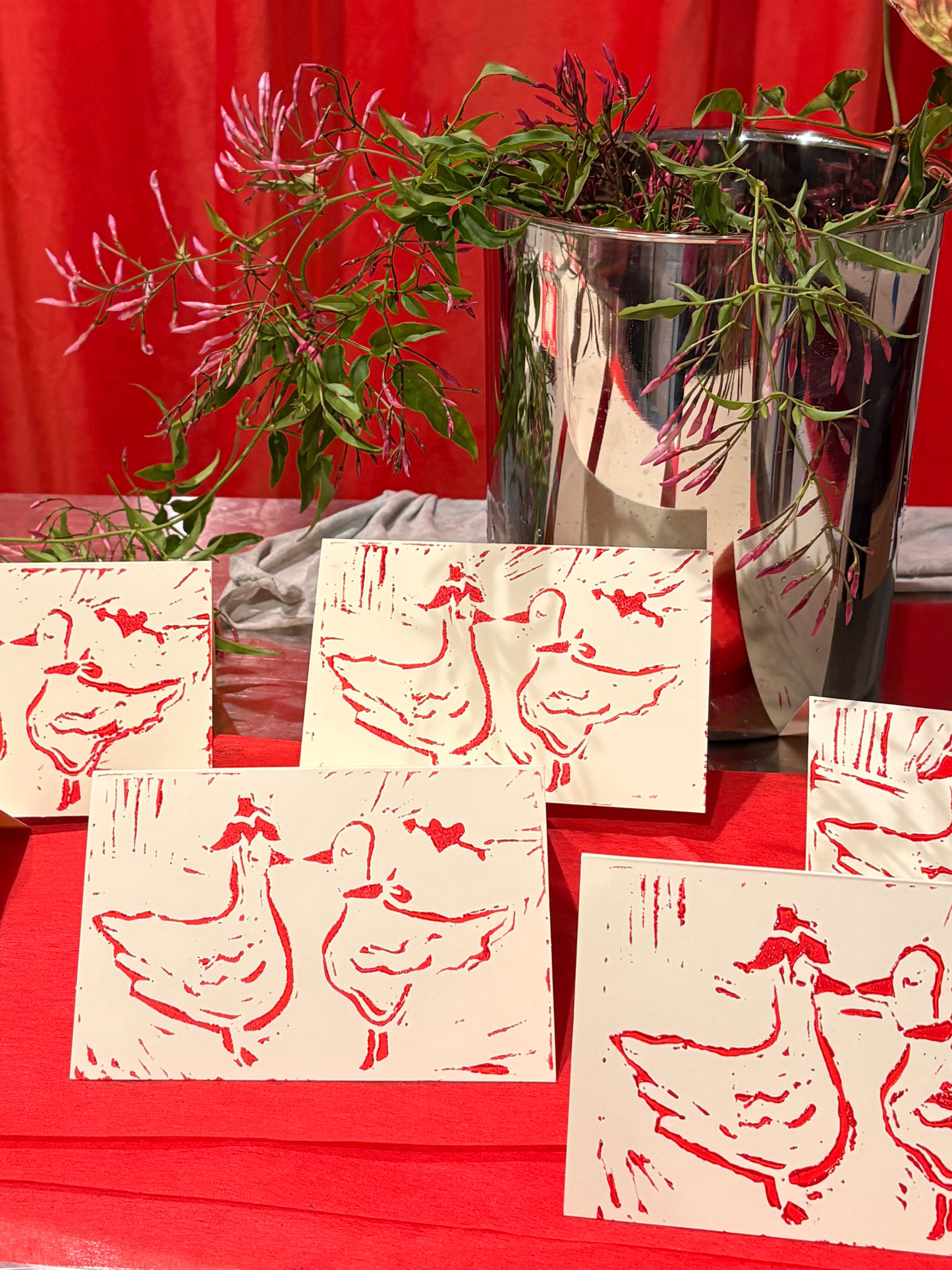 Mother's Day Lino-Print Workshop with Laurie Nasica | Thursday, May 7, 6 PM