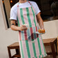 Tarta Gelatina Long Striped Apron