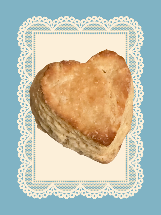 Heart Shaped Buttermilk Biscuit by Leetsy | Valentine's Day Pre-Order