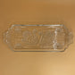 Vintage Glass Swan Tray