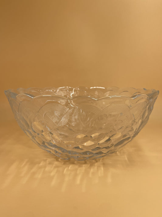 Vintage Glass Fruit Bowl