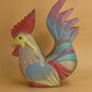 Vintage Carved Painted Wooden Rooster