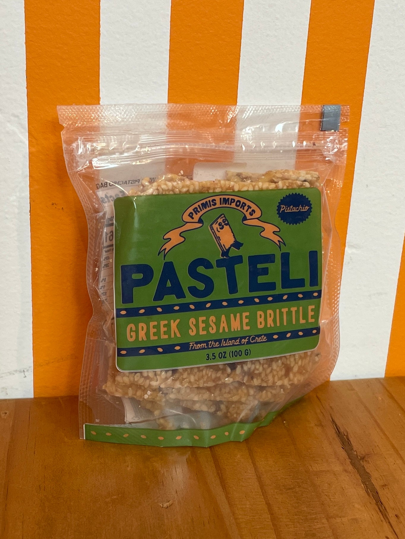 Greek Pasteli with Pistachio