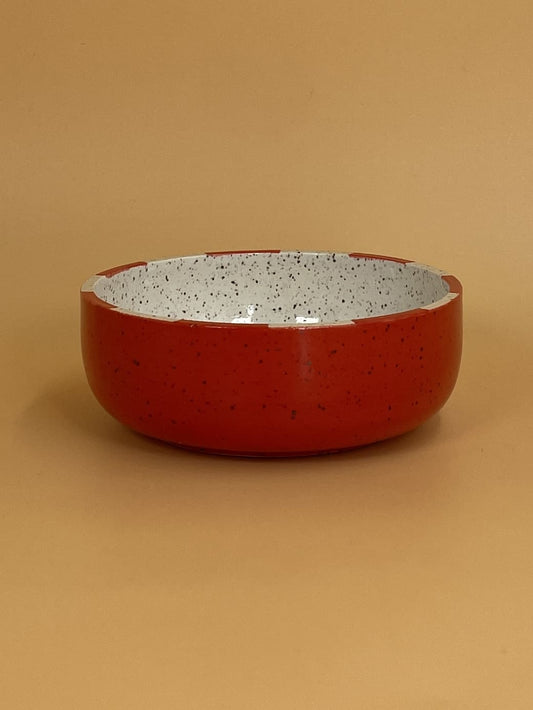 Art Schoool Dropout Small Shallow Bowl | Red