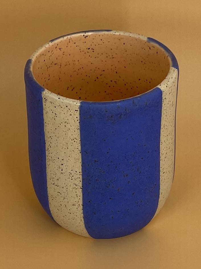 Mellow Ceramics Cup | Blue Stripe