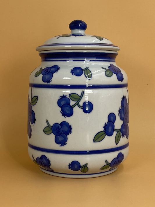 Vintage Blueberry Cookie Jar