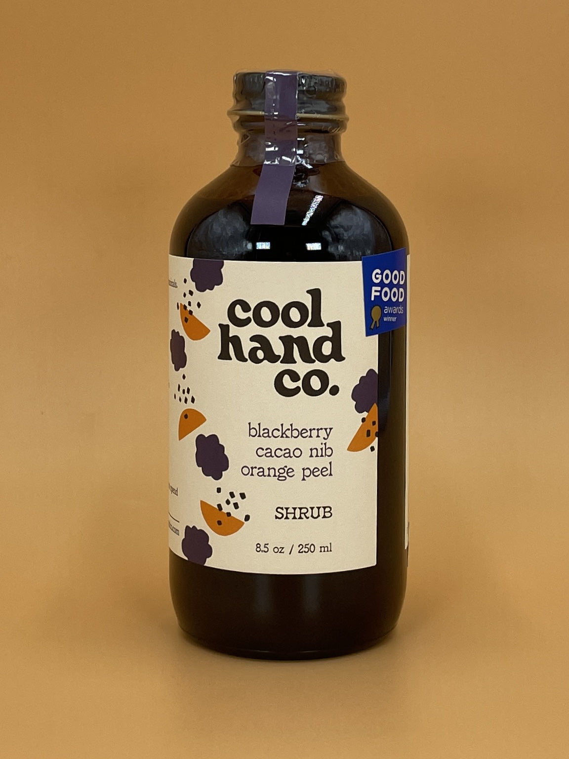 Cool Hand Co. Shrub | Blackberry Cacao Nib Orange Peel