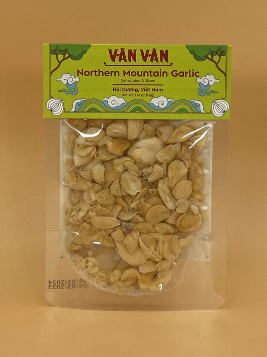 Vân Vân Single-Origin Sliced Northern Mountain Garlic Dried Herb