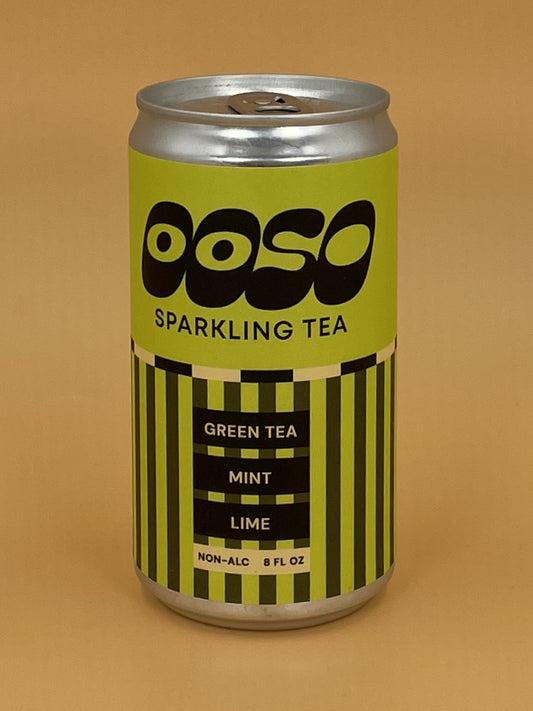 OOSO Sparkling Tea | Green Tea. Mint. Lime. 8oz