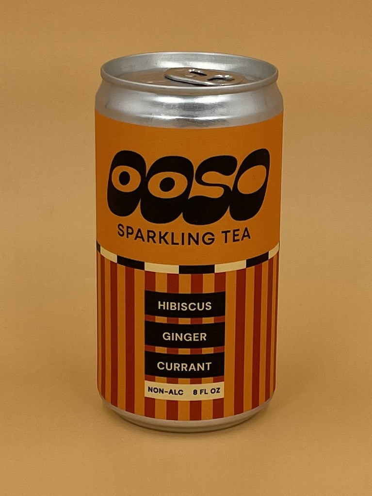 OOSO Sparkling Tea | Hibiscus. Ginger. Currant. 8oz