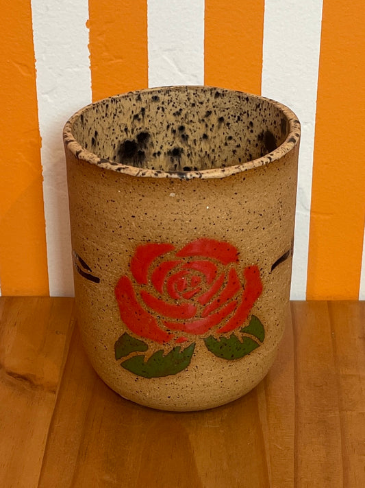 Mellow Ceramics Cup | Barbed Wire + Rose
