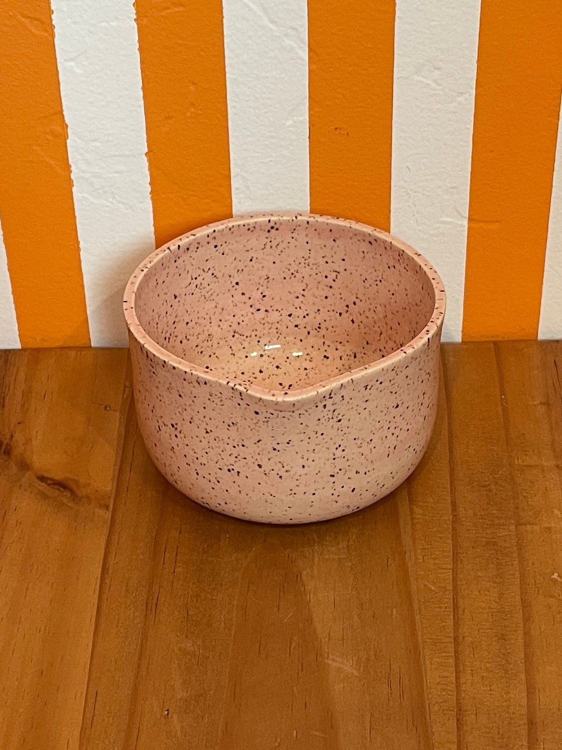 Art Schoool Dropout Matcha Bowl | Pink Speckle