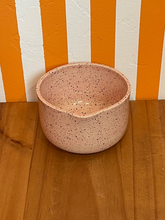 Art Schoool Dropout Matcha Bowl | Pink Speckle