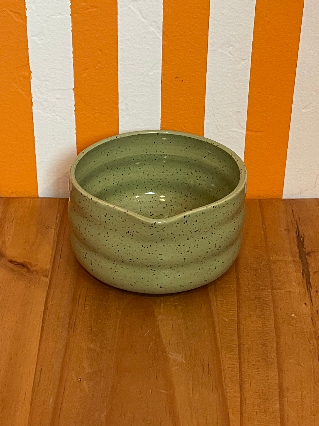 Art Schoool Dropout Matcha Bowl | Green Speckle