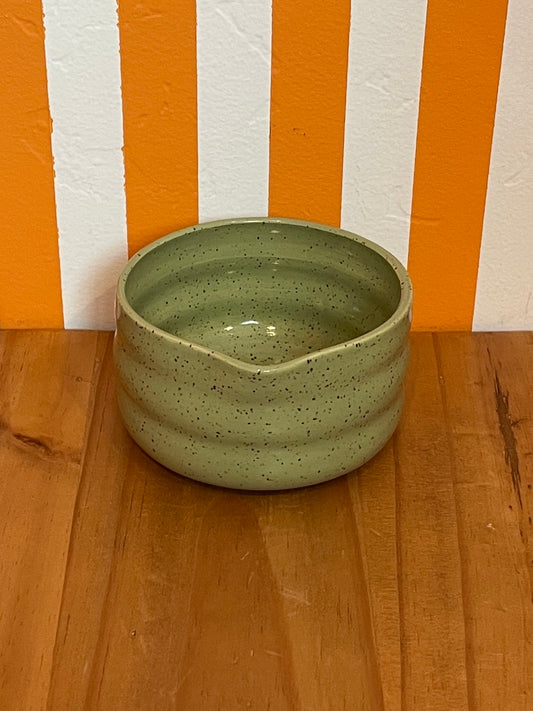 Art Schoool Dropout Matcha Bowl | Green Speckle