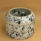 Wavy Fingers Crock | Spotted Black & White
