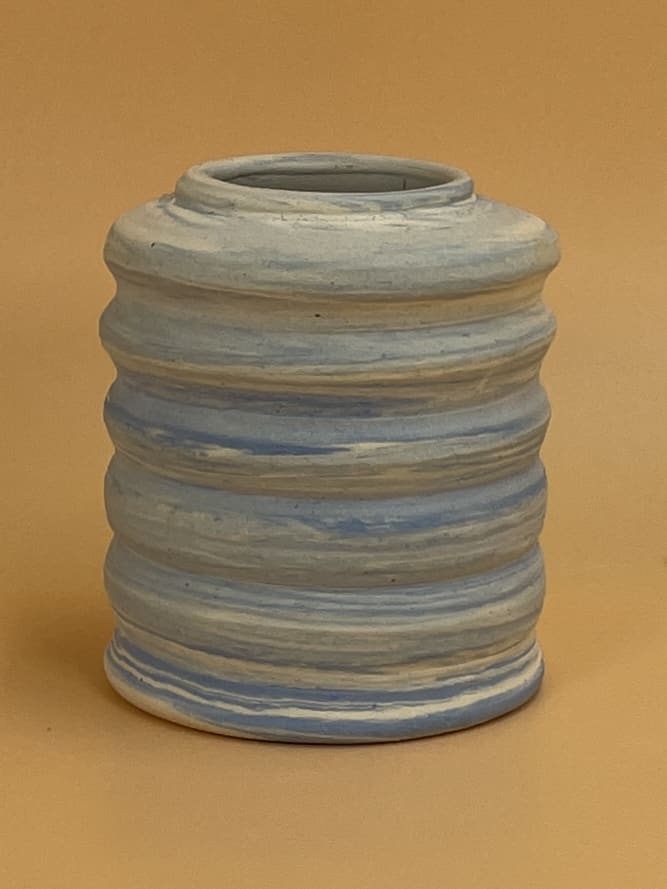 Wavy Fingers Bud Vase | Blue