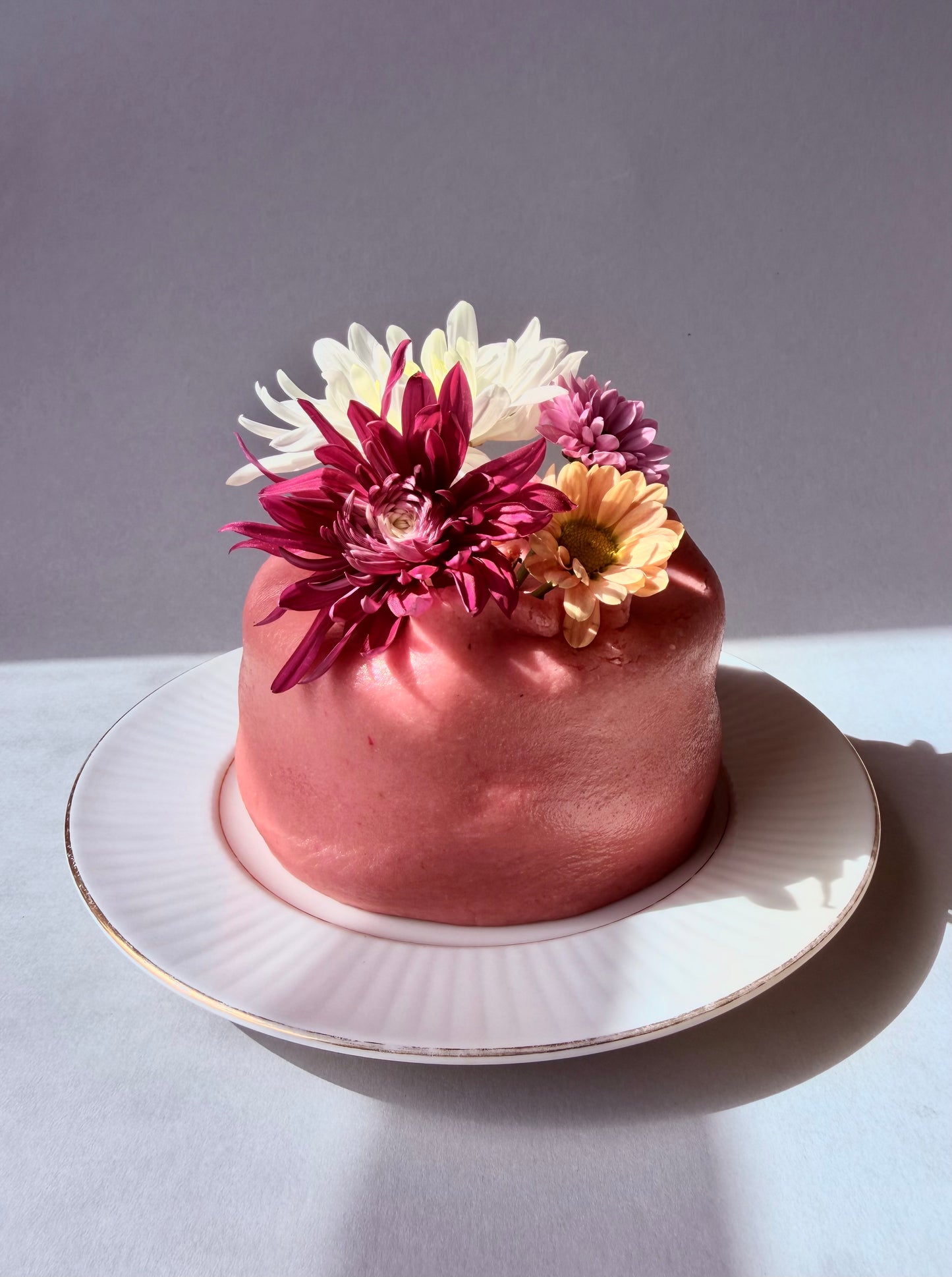 Strawberry Rhubarb Olive Oil Cake with Lemon Verbena Custard by Primas Pre-Order | Saturday, May 9th Pickup